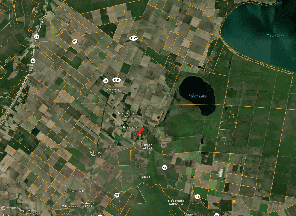 26-Acre Hunting & Farm Land Near Pungo Refuge on Hwy 45